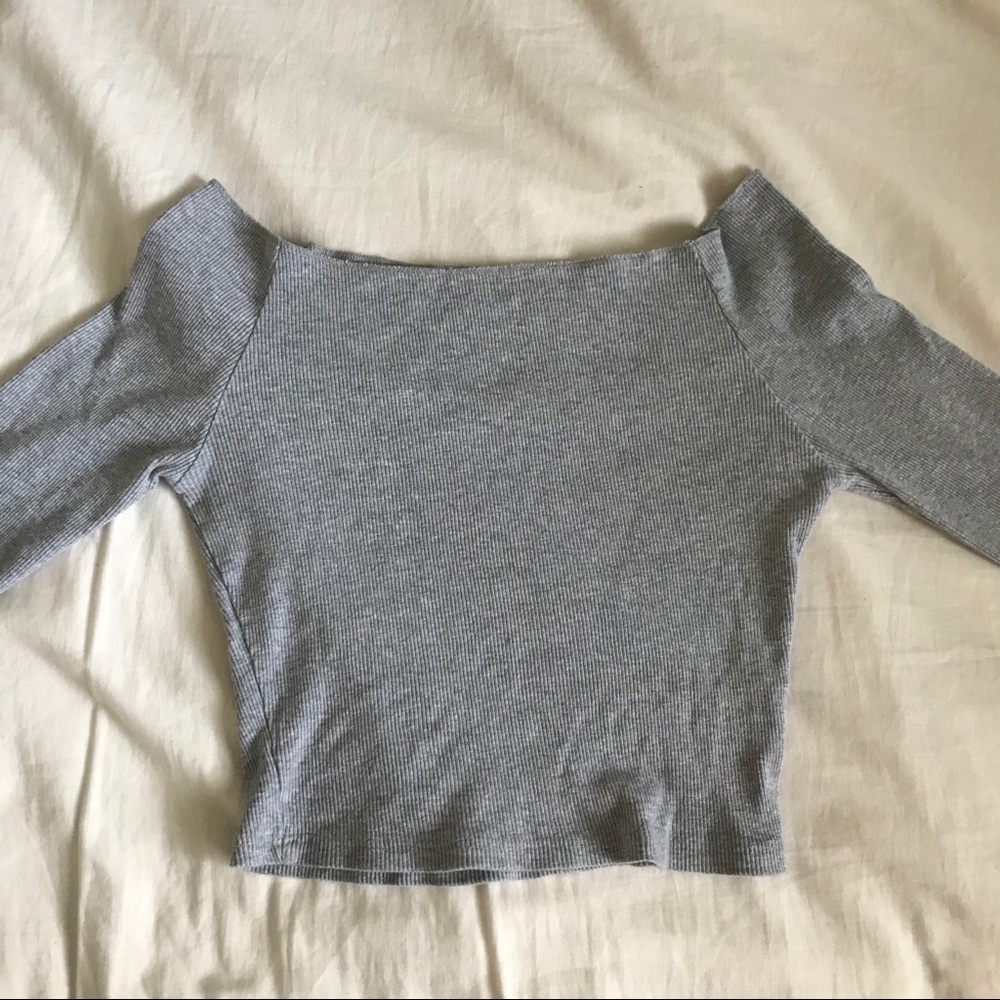 Brandy Melville Grey Top